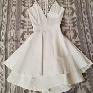 White Sundress plunge